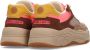 Scotch & Soda dames sneaker SCotch&Soda celest beige en koraal suède - Thumbnail 3