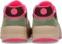Scotch & Soda dames sneaker Scotch&Soda Celest groene suède met roze accenten - Thumbnail 4