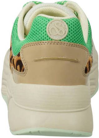 Scotch & Soda Celest suède sneakers groen beige