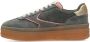 Scotch & Soda Minny suède sneakers groen - Thumbnail 2