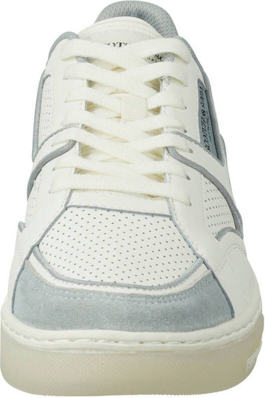 Scotch & Soda New cup leren sneakers wit