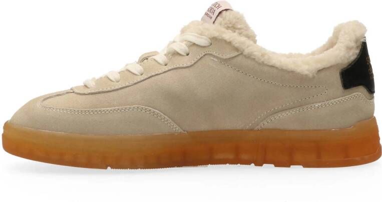 Scotch & Soda Nixie gevoerde suède sneakers beige