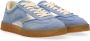 Scotch & Soda Blauwe Suède Lage Sneakers Nixie Blue Dames - Thumbnail 4