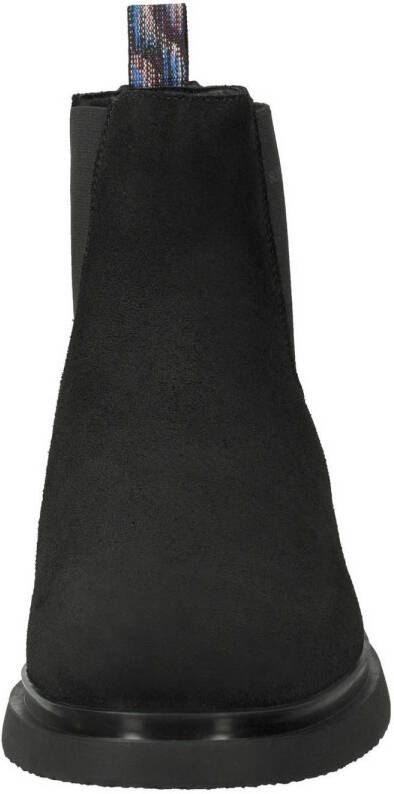 Scotch & Soda suede chelsea boots zwart