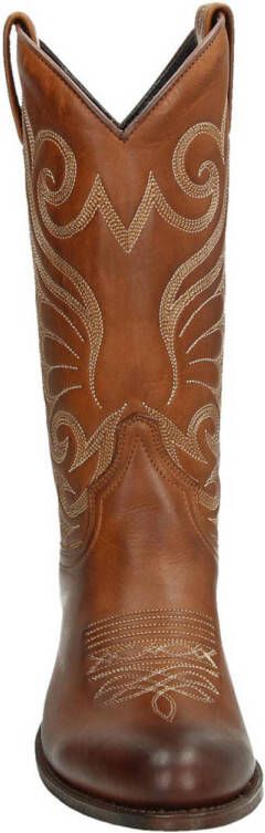 Sendra 11627 Deborah leren cowboylaarzen cognac