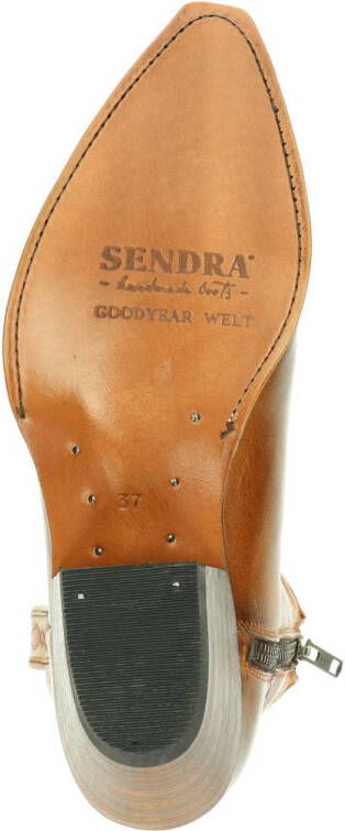 Sendra 13504 Lia Flex leren cowboylaarzen cognac