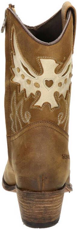 Sendra 16227 Debora leren cowboylaarzen bruin