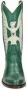Sendra Debora Flex leren cowboylaarzen groen wit - Thumbnail 3