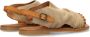Shabbies Amsterdam Angel Sleeve leren sandalen beige cognac - Thumbnail 4