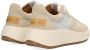 Shabbies Amsterdam Chavi Nio leren sneakers ecru zilver - Thumbnail 3