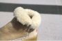 Shabbies Amsterdam Enkel Boot Chewy Moux Doubleface Beige Dames Laarzen - Thumbnail 5