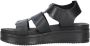 SHABBIES Dames Maro Bold Maat: 41 Materiaal: Leer Kleur: Zwart - Thumbnail 7