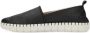 Shabbies Amsterdam NOVA Espa Floater leren espadrilles zwart - Thumbnail 4