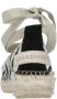 Shabbies Amsterdam Espadrille Palma Kimono Zebra White Zwart - Thumbnail 4