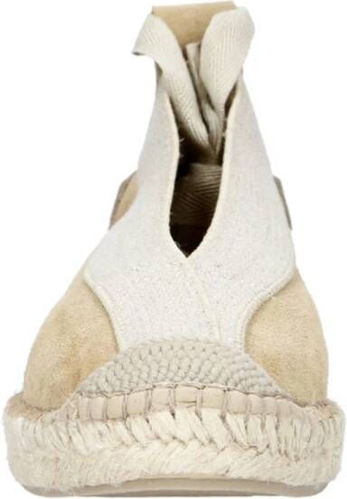Shabbies Amsterdam PALMA Kimono suède espadrilles beige