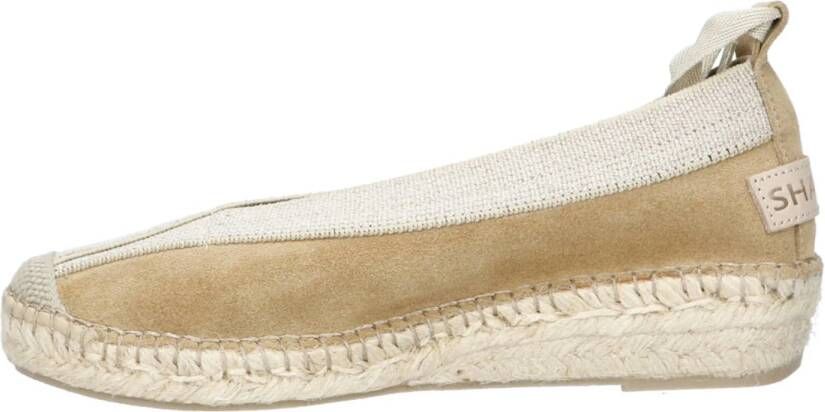 Shabbies Amsterdam PALMA Kimono suède espadrilles beige