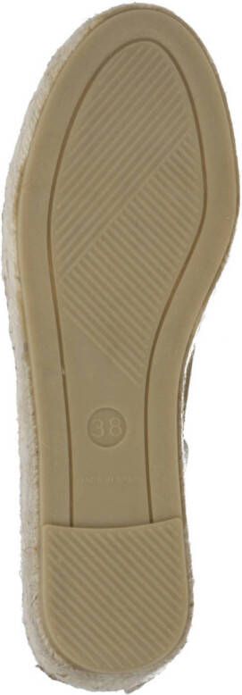 Shabbies Amsterdam Palma Kimono suède espadrilles donker zand