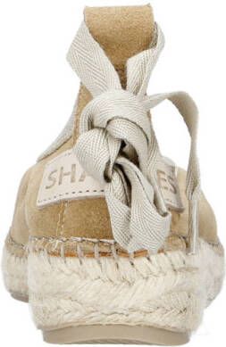 Shabbies Amsterdam PALMA Kimono suède espadrilles zand