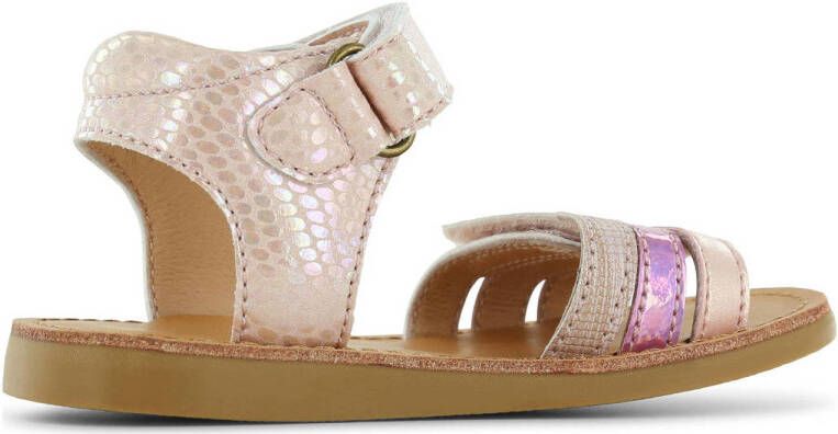 Shoesme CS24S006-A leren sandalen roze multi