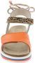 Shoesme leren sandalen bruin oranje Meisjes Leer Dierenprint 28 - Thumbnail 6