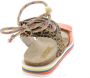 Shoesme leren sandalen bruin oranje Meisjes Leer Dierenprint 28 - Thumbnail 7
