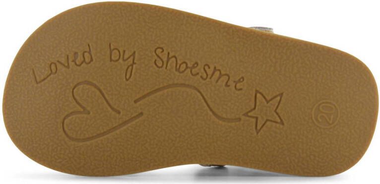 Shoesme leren sandalen lichtroze metallic