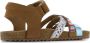 Shoesme leren sandalen met kraaltjes bruin multi Meisjes Leer All over print 34 - Thumbnail 6