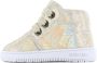 Shoesme leren sneakers goud met glitter Meisjes Leer All over print 23 - Thumbnail 4