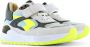 Shoesme leren sneakers grijs blauw Leer Effen 24 - Thumbnail 4