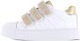 Shoesme leren sneakers wit goud met glitters Meisjes Leer Meerkleurig 30 - Thumbnail 7