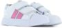 Shoesme Sneakers Meisjes White Pink Blue Leer - Thumbnail 4