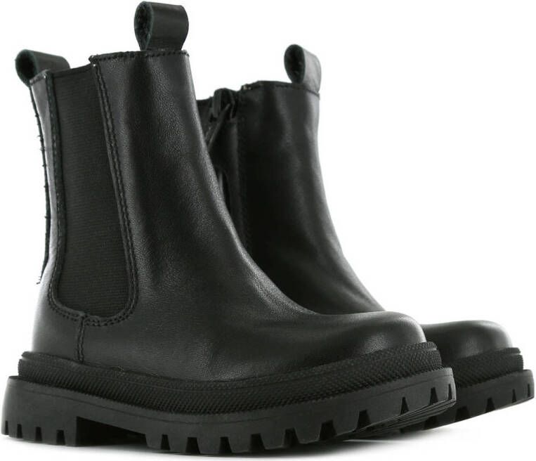 Shoesme NT21W004-B leren chelsea boots zwart