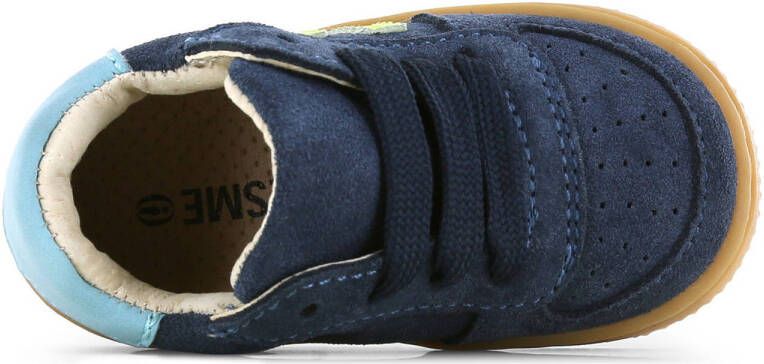Shoesme suède sneakers donkerblauw