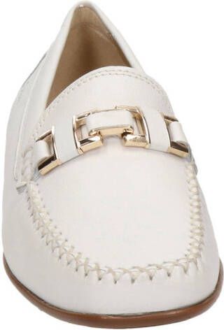 Sioux Cambria leren loafers wit