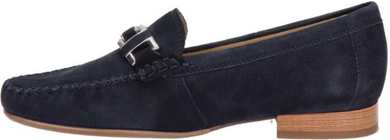 Sioux Cambria suède loafers donkerblauw