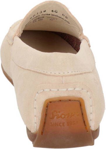 Sioux Carmona Velour suède mocassins zalmbeige