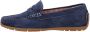 Sioux Carmona Velour dames instapschoen Blauw - Thumbnail 3