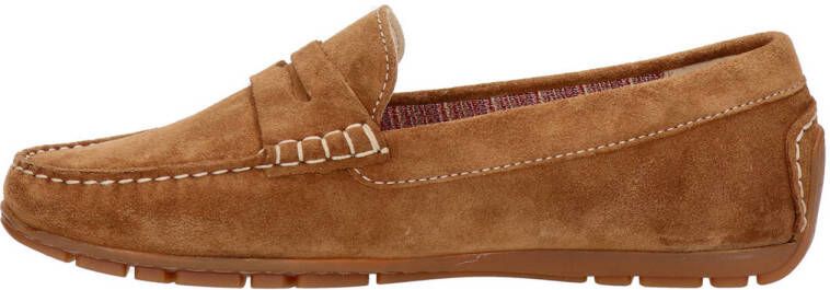 Sioux Carmona Velour suède mocassins cognac