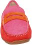 Sioux Carmona Velour suède mocassins roze rood - Thumbnail 3