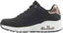 Skechers Sneakers 155196 Blk UNO Shimmer Away Zwart Dames - Thumbnail 8