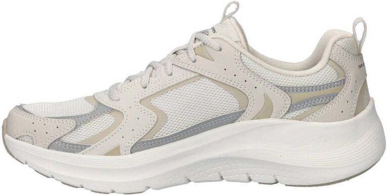 Skechers Arch Fit 2.0 Vintage Luxe chunky suède sneakers beige