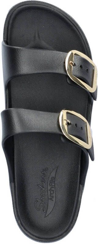 Skechers Arch Fit Cali Breeze 2.0 slippers zwart