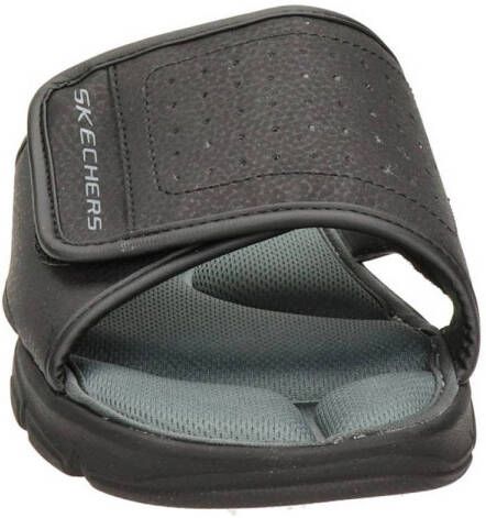 Skechers badslippers zwart