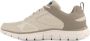 Skechers Track Syntac 232398 TPE Mannen Beige Sneakers Sportschoenen - Thumbnail 4