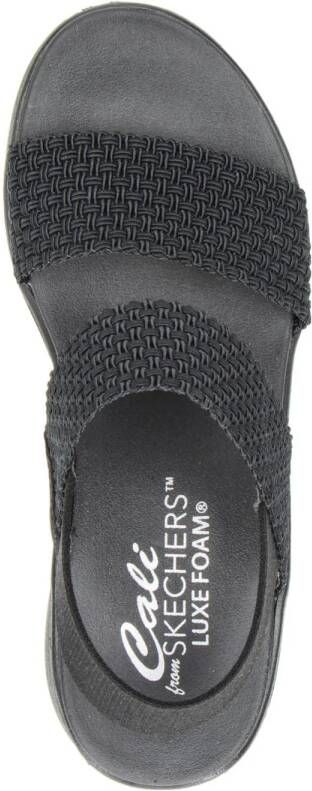Skechers Cali Day sandalen zwart