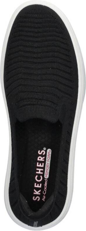 Skechers Court Break slip-on zwart