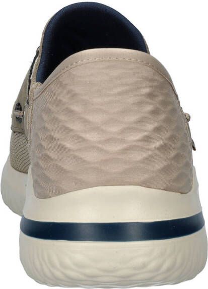 Skechers Delson 3.0 slip-on sneakers taupe