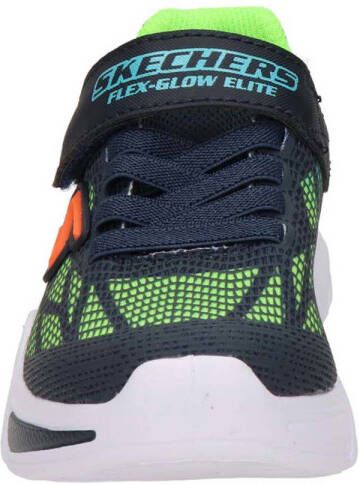 Skechers Flex Glow Elite sneakers met lichtjes blauw multi