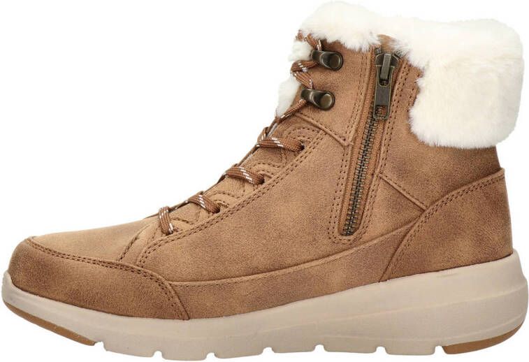 Skechers Glacial Ultra gevoerdesneakers cognac