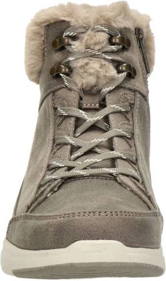 Skechers Glacial Ultra gevoerde sneakers taupe